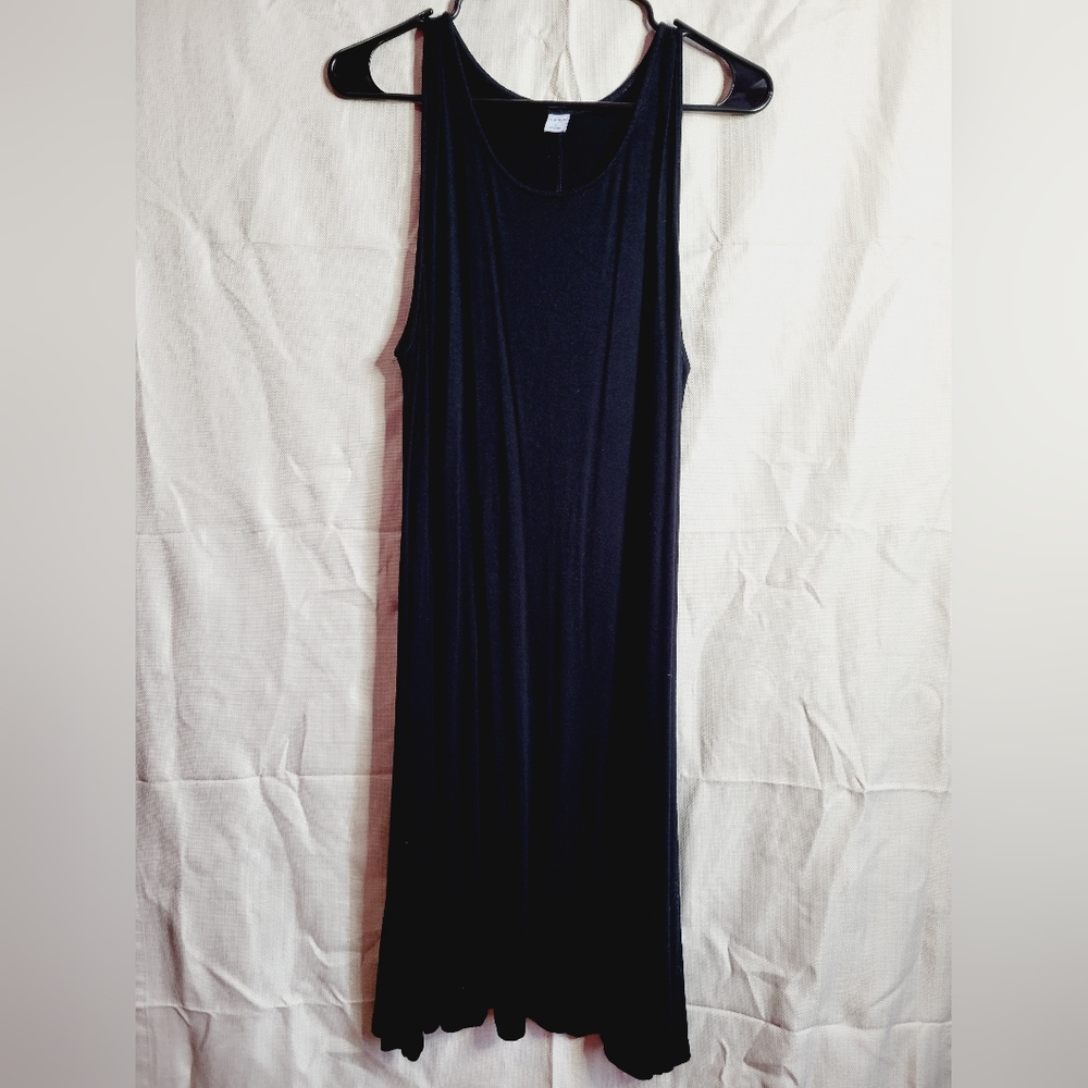 DRESS LONG COLOR BLACK